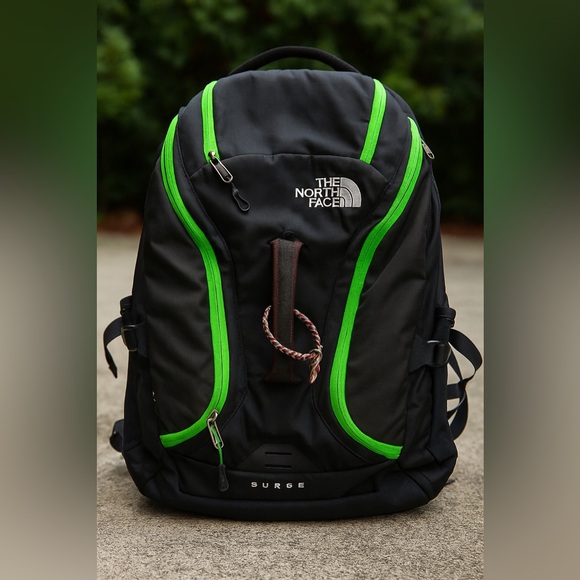 The North Face Other - The North Face Black and Green Men's Unisex Backpack